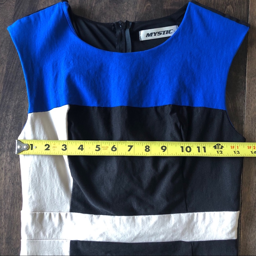 Mystic Color Block Bodycon Mini Dress - Picture 4 of 7